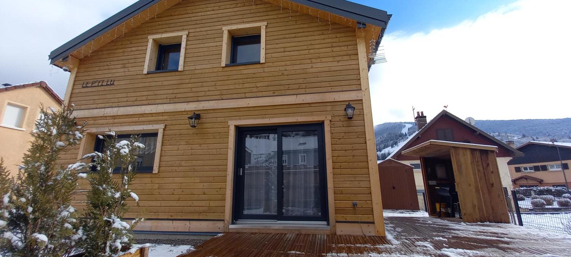 Chalet Le P'Ti Lu ビュッサン エクステリア 写真