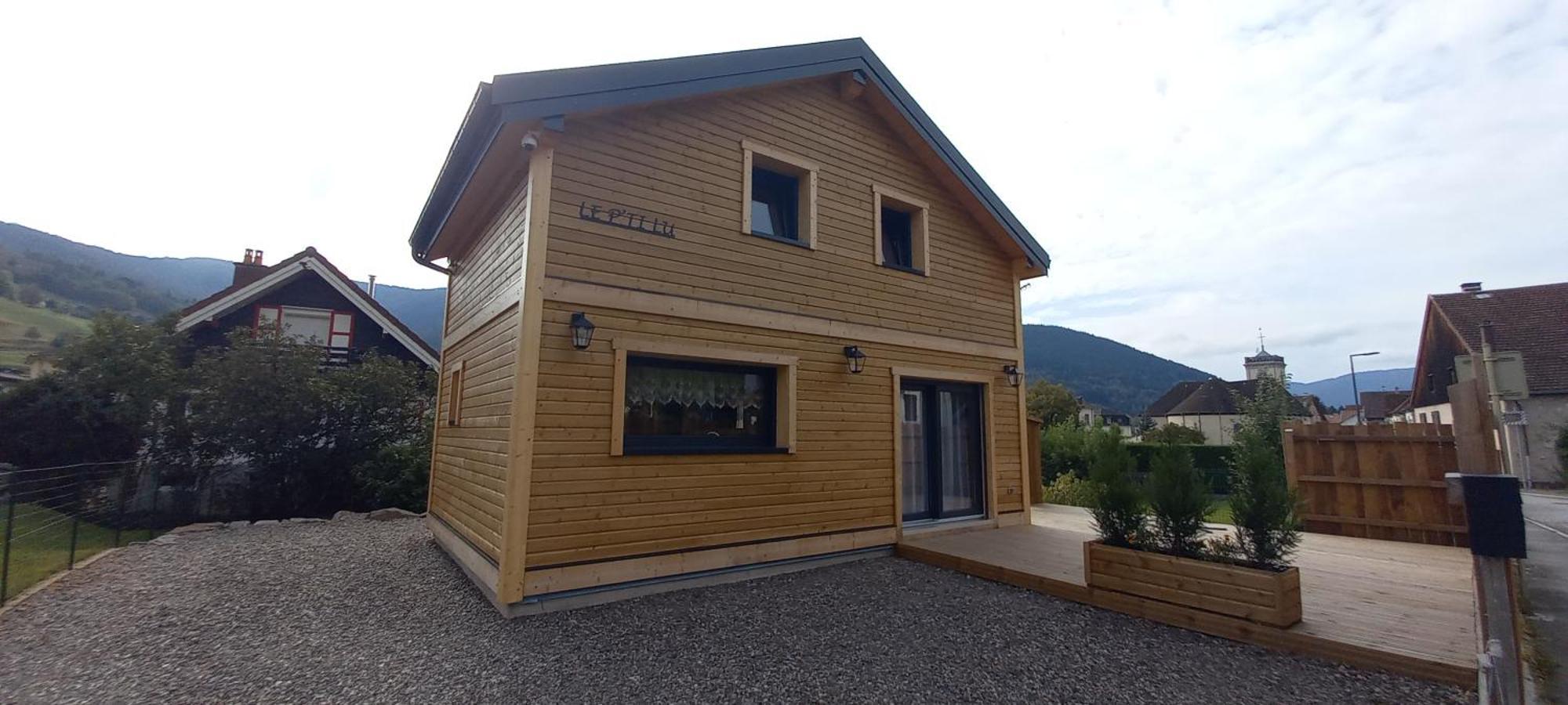 Chalet Le P'Ti Lu ビュッサン エクステリア 写真